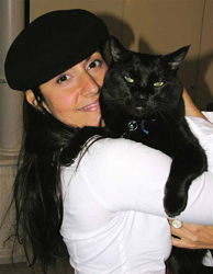 Lara Pilla Breast Cancer Survivor and Cat Owner